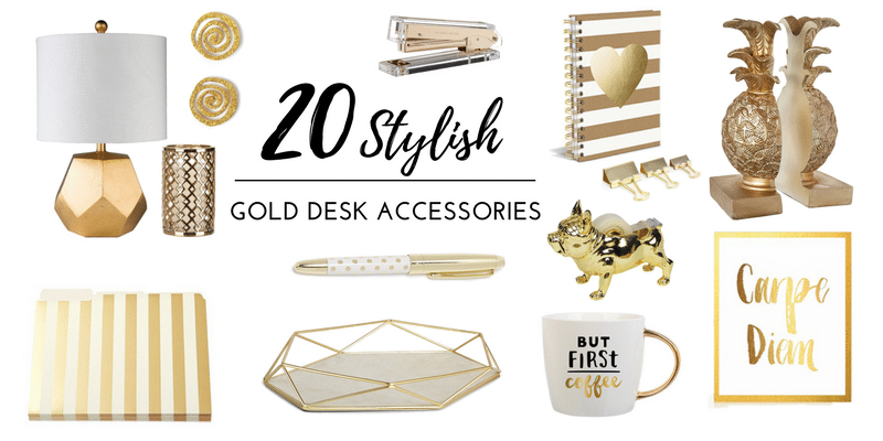 Gold Desk Decor Accessories 20 Stylish Options For Your Office