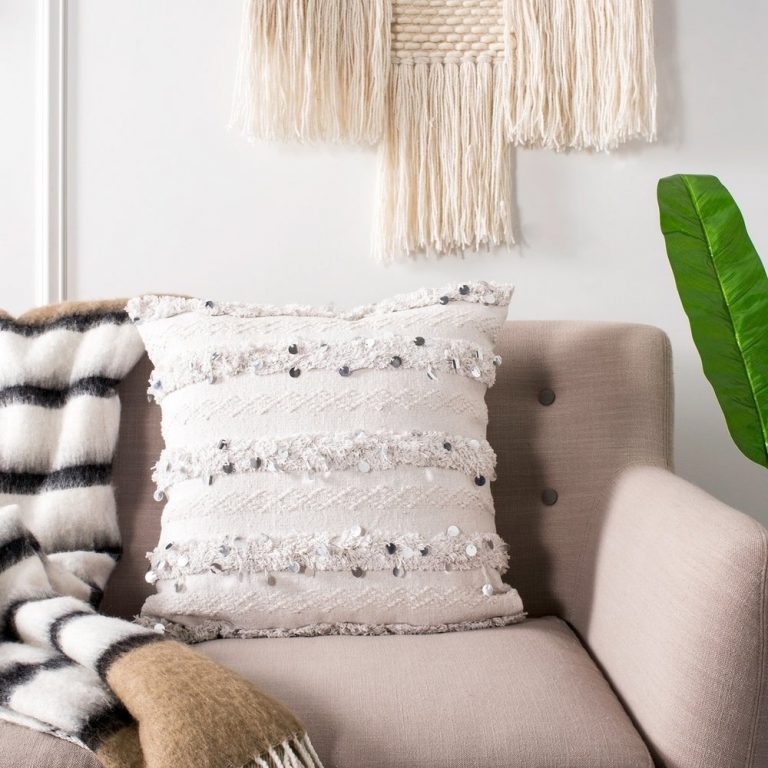 10 Modern & Neutral Bohemian Throw Pillow Ideas For Your Home